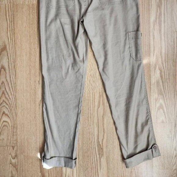 NWT Dayla Cargo Pants Linen Tencil Relaxed Fit Pants Level 99 Size 26" - Picture 7 of 10